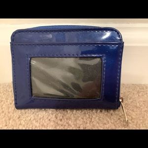 Small Blue Wallet w/ Keychain